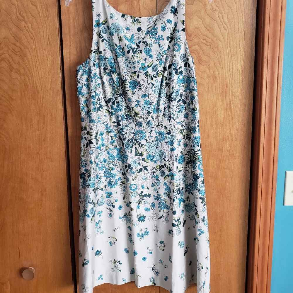 Loft Floral sleeveless dress